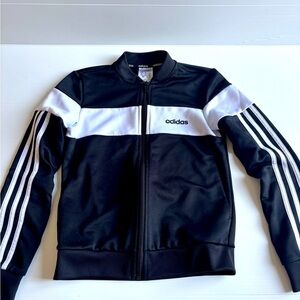 Adidas Black and White Tree Stripes Vest Size 12